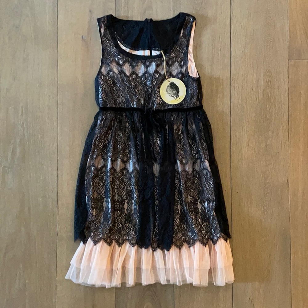 Black Lace Dress- size Medium
